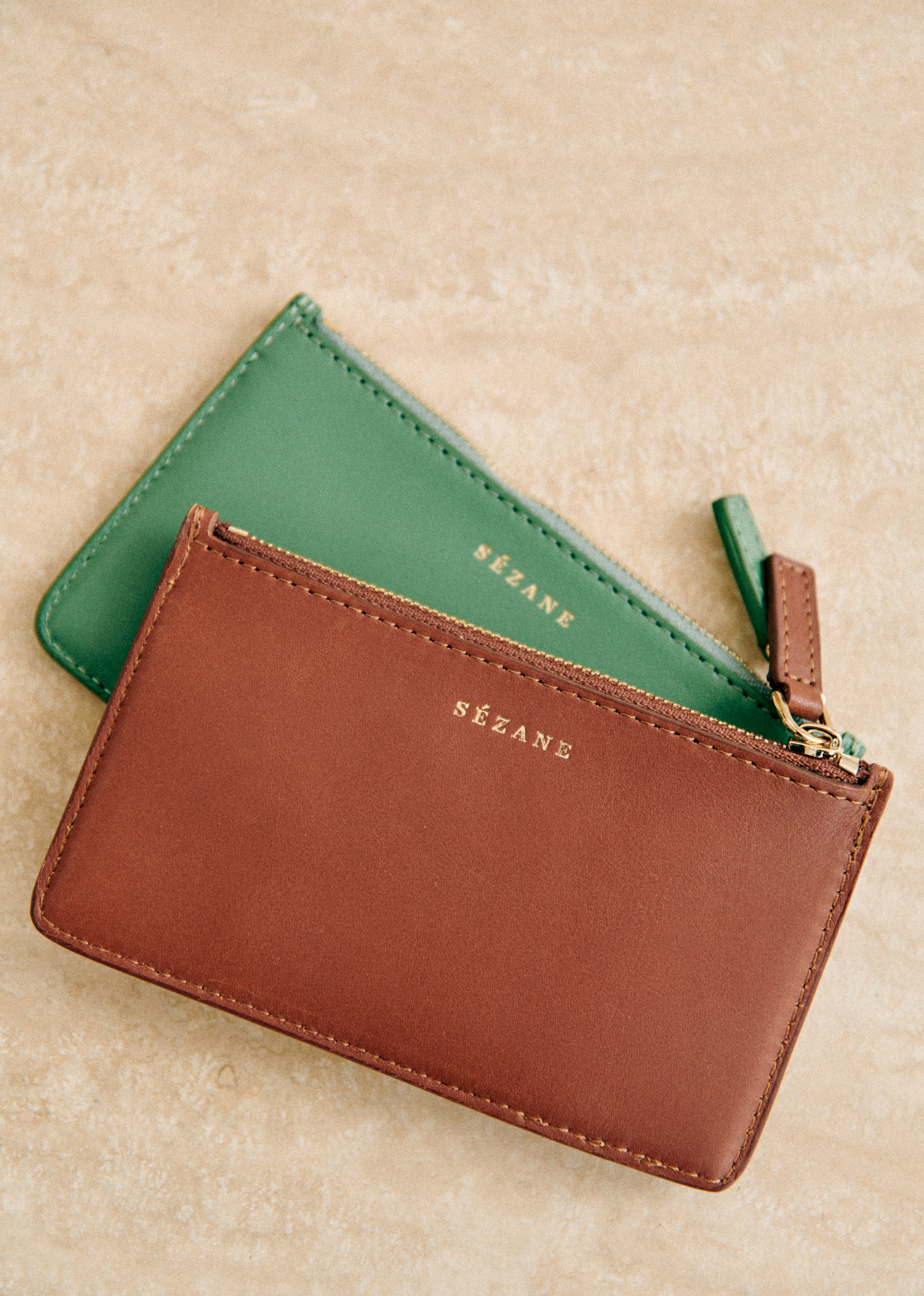 Porte-cartes Grand Alfred - Vert menthe lisse - SACS/NEW SACS Petite Maroquinerie 5906421