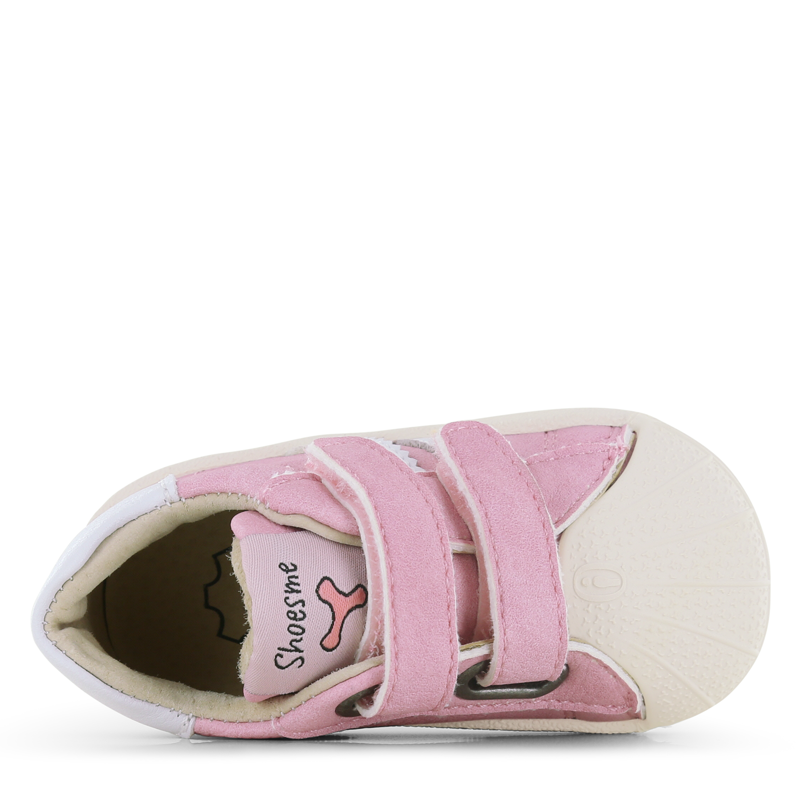 Shoesme roze sneakertje Microfiber leer | Meisjes schoenen