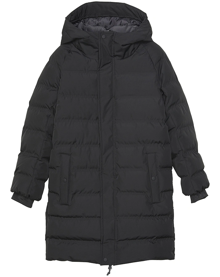 Steppmantel OMSLUTTE in schwarz