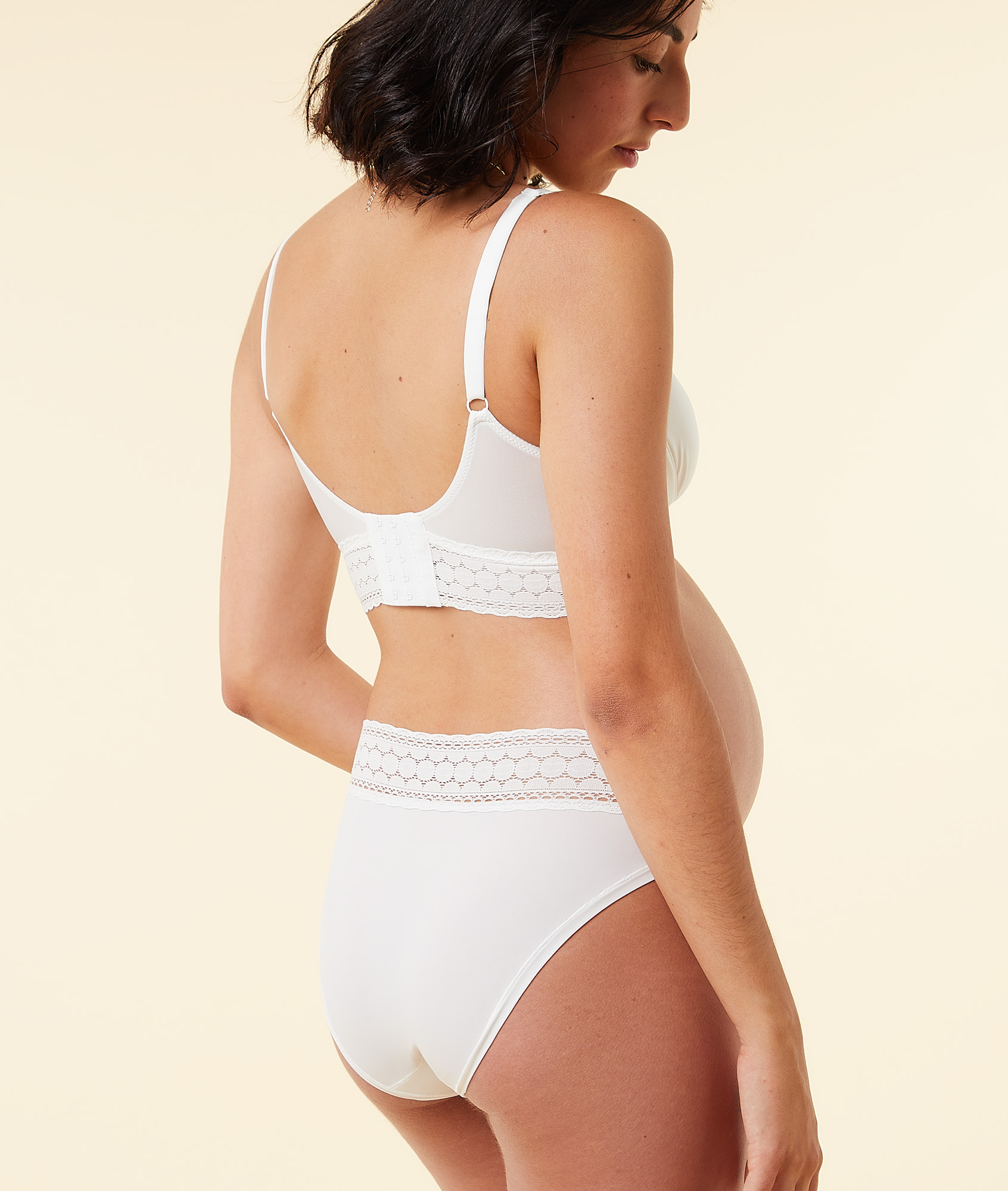 Soutien-gorge coques fines, clips d'allaitement