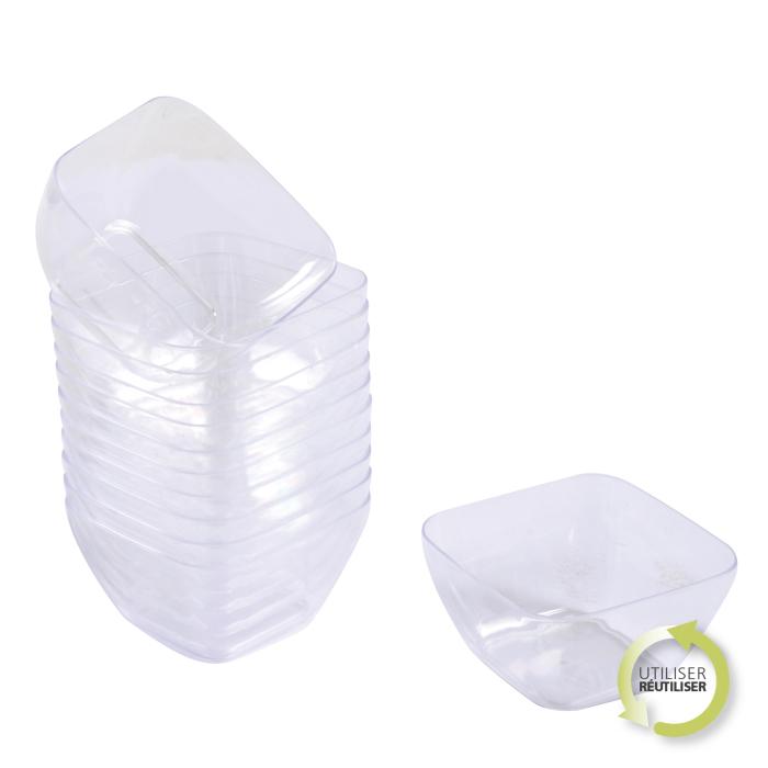 VERRINE MINI APERITIF PLASTIQUE X25PCS