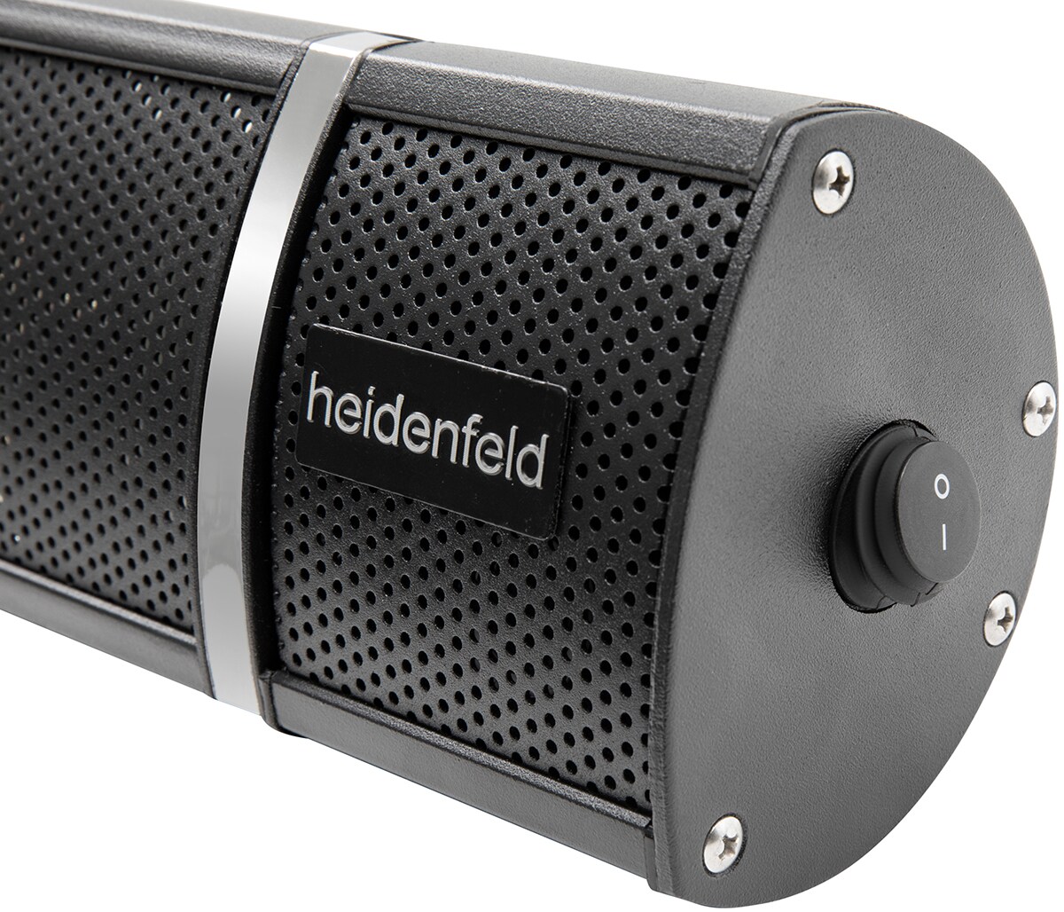 Heidenfeld Infrarot-Heizstrahler IH110, 1000-3000 Watt, Fernbedienung, Schutzhülle, 180° neigbar