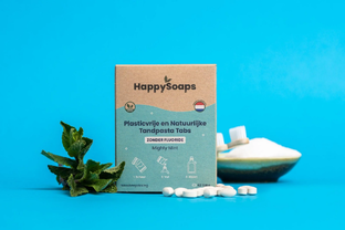 HappySoaps Zonder Fluoride Tandpasta Navulling Tabs 130GR