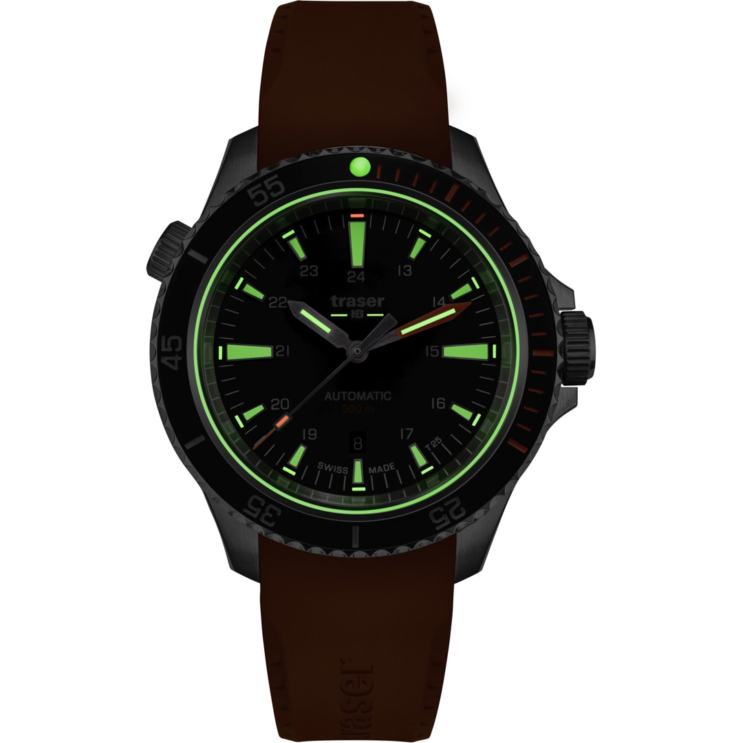 traser P67 Diver Automatic T25 Black / Orange