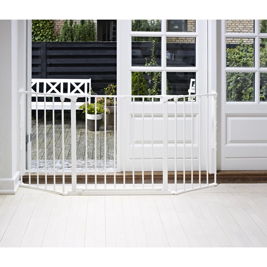 BabyDan Schutzgitter Flex M 90 bis 146 cm, weiß