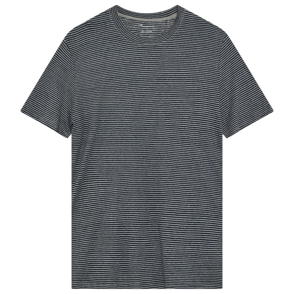 KnowledgeCotton Apparel - Organic Linen Striped T-Shirt - T-shirt