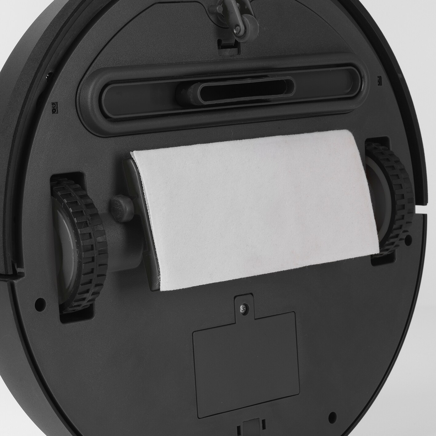 CLEANmaxx Ersatz-Wischtuch 4er-Set weiß für Saugroboter 2in1