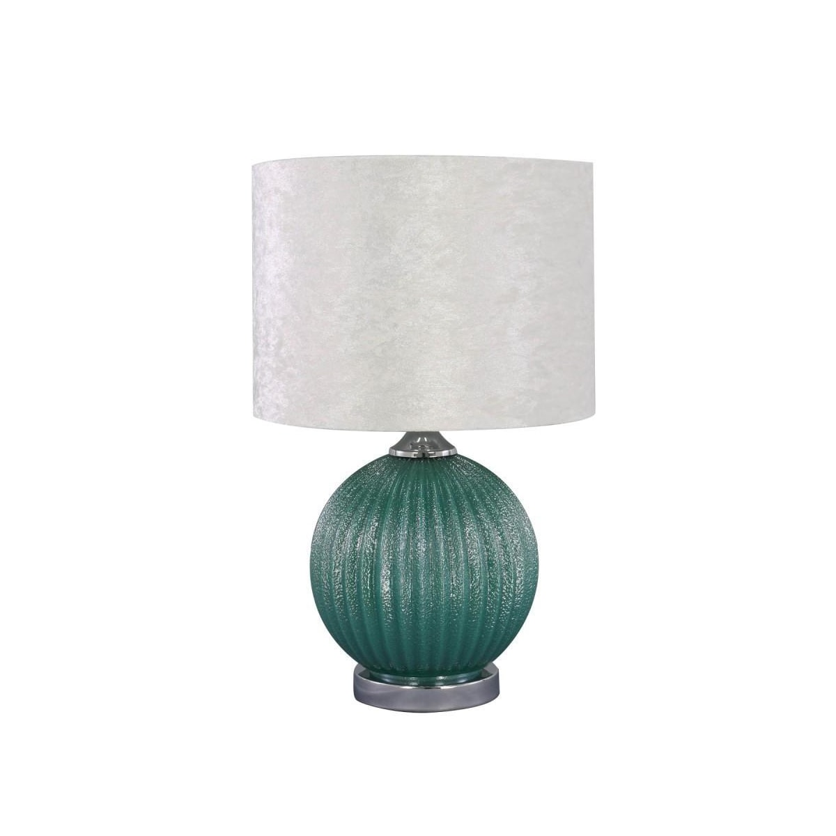 Bordlampe LUXO H42,5cm, hvit/turkis