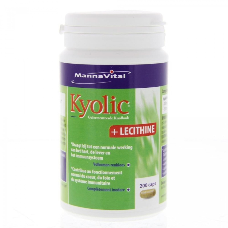 MannaVital Kyolic + Lecithine Capsules 200ca
