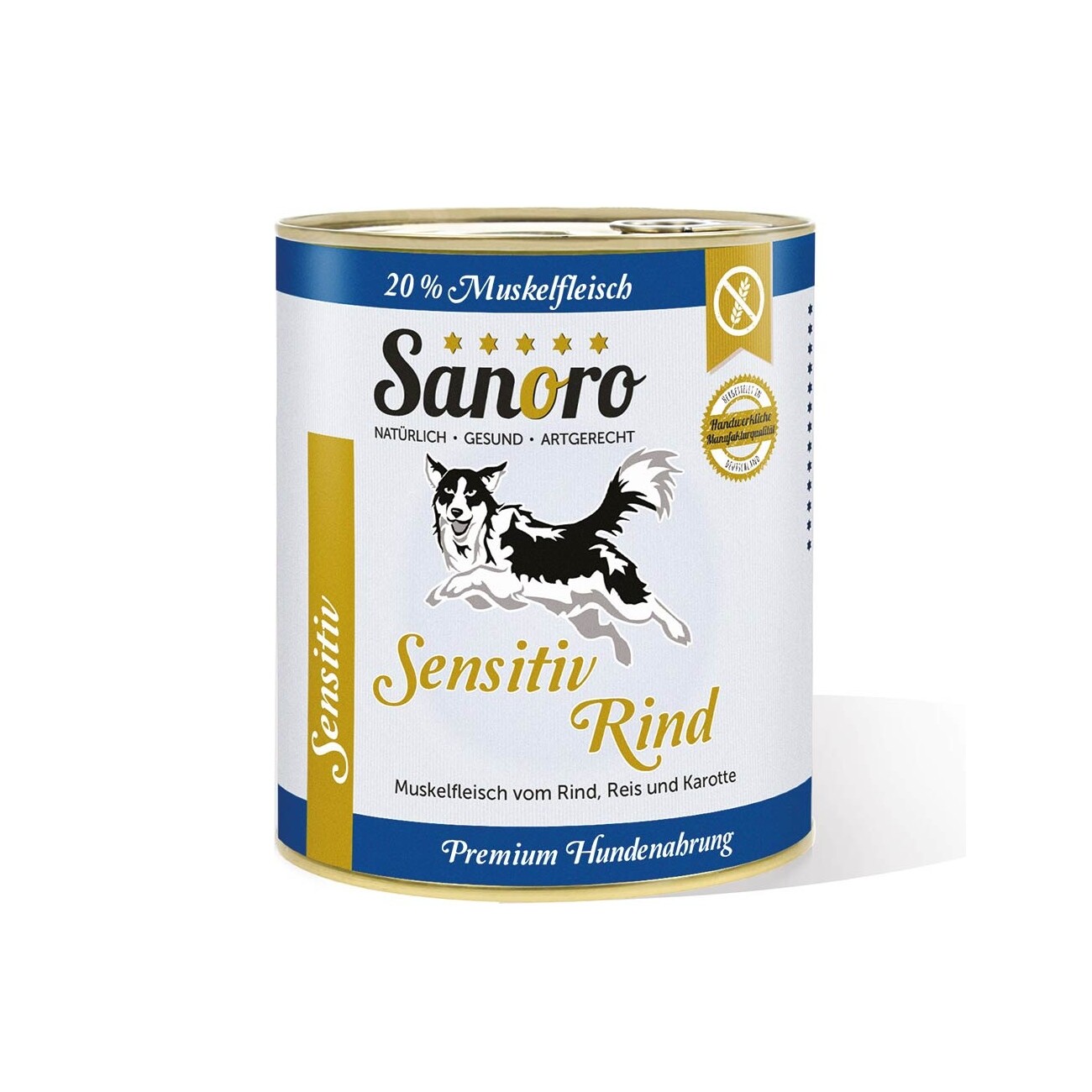 Sanoro Sensitiv Rind mit BIO-Gemüse 6x800g