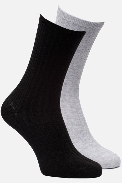 Tamaris Sokken 2-pack grijs Textiel