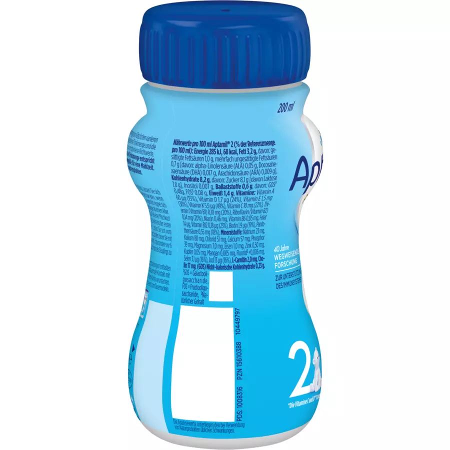 Aptamil Folgemilch 2 Pronutra 4x 200ml nach dem 6. Monat