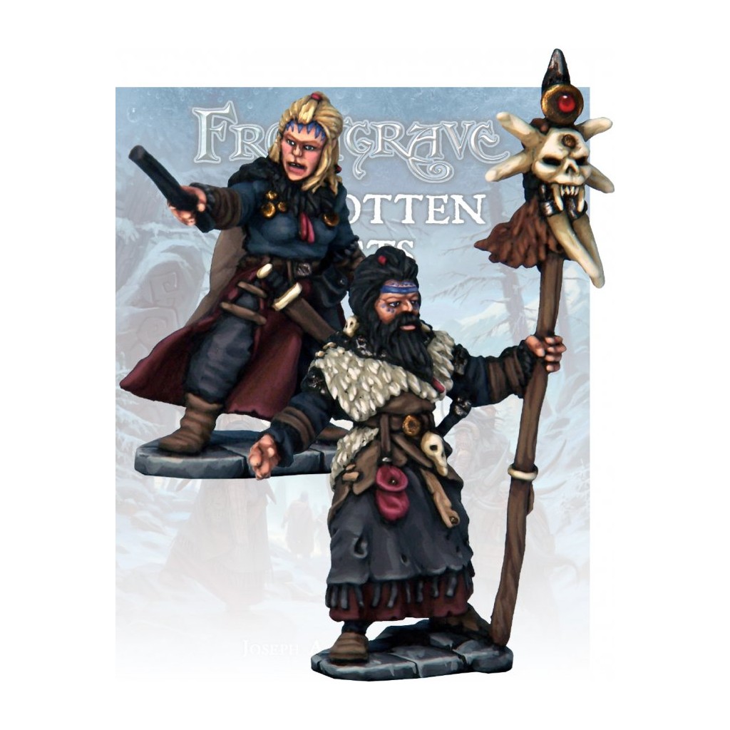 Frostgrave - Mage Barbare et Apprenti