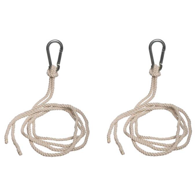Kit de fixation en corde pour hamac Beige
