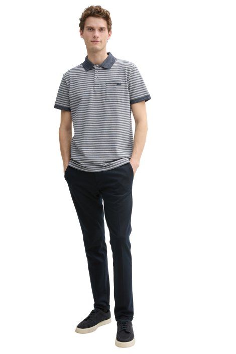 Tom Tailor blauwe heren polo