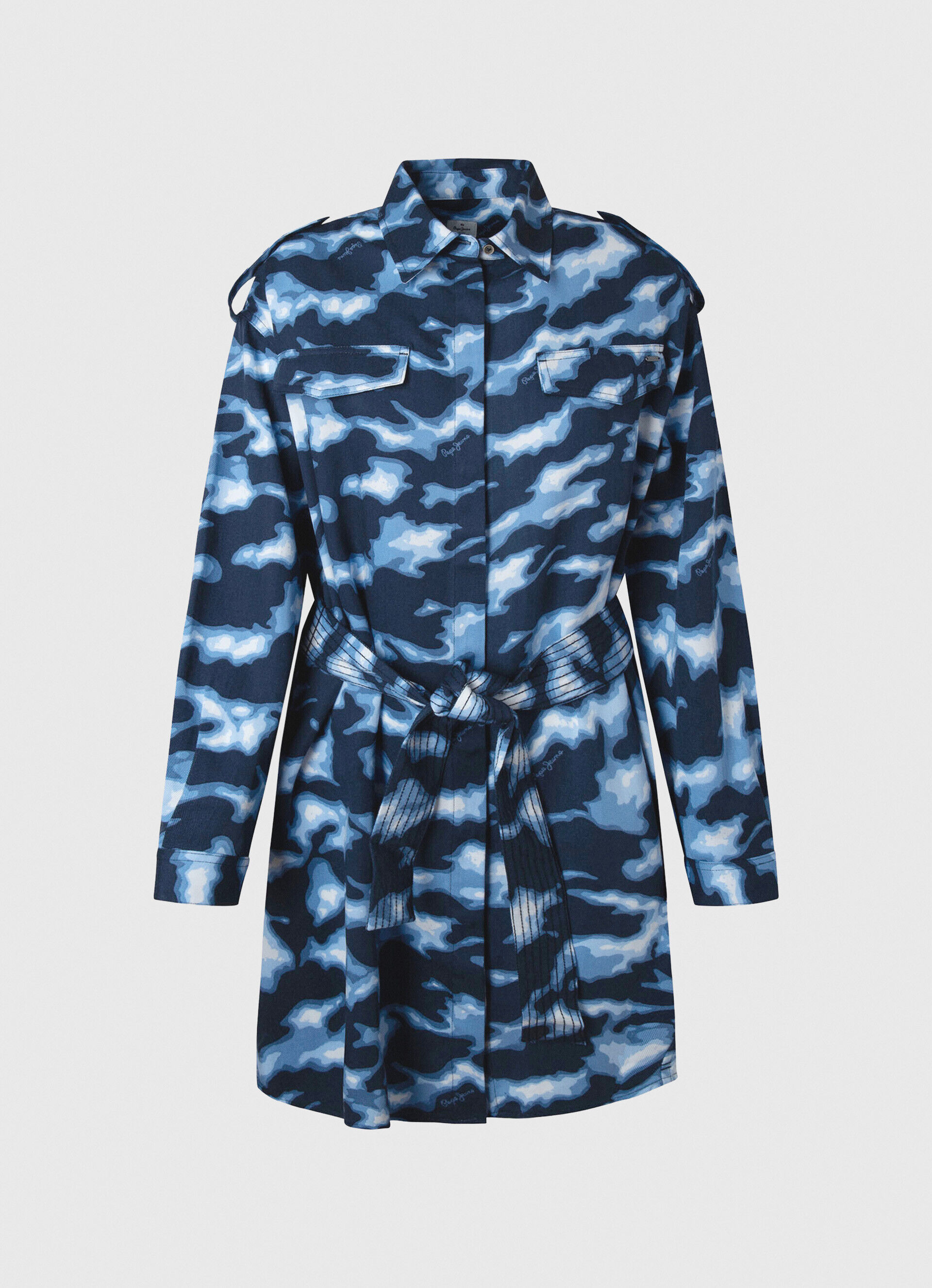 VESTIDO CURTO CAMUFLADO BURNET - multicolorido