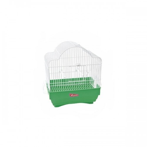 Gaiola para pássaros Aries com revestimento de zinco, verde
