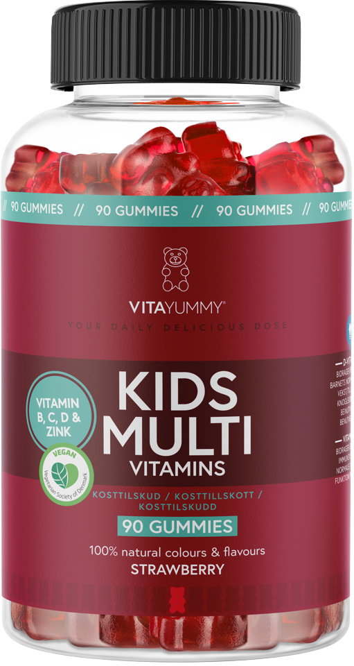 VitaYummy - Kids Multi - Strawberry - 90 stk
