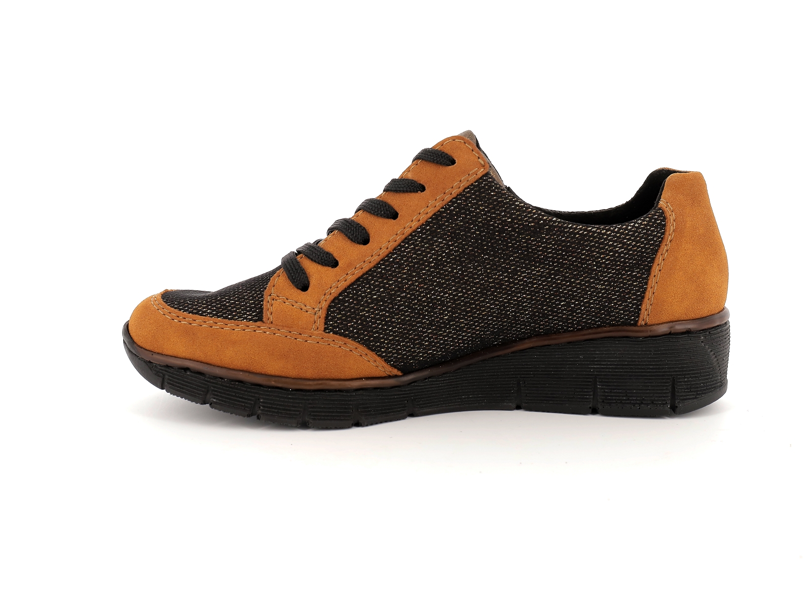 Rieker-53716 Synthétique Multi-Marron