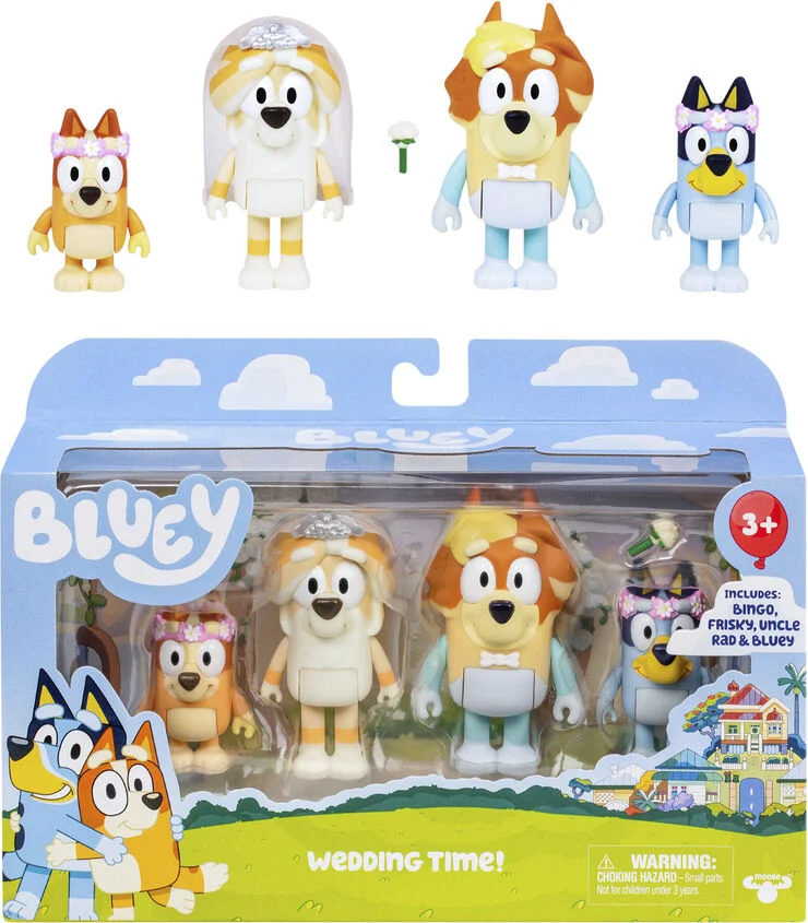 Bluey BLUEY Figure 4pk Special