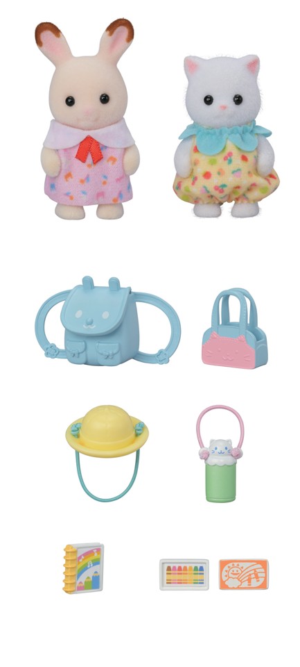 Sylvanian Families - Vuggestue-venner - Walk Along Duo (5747)