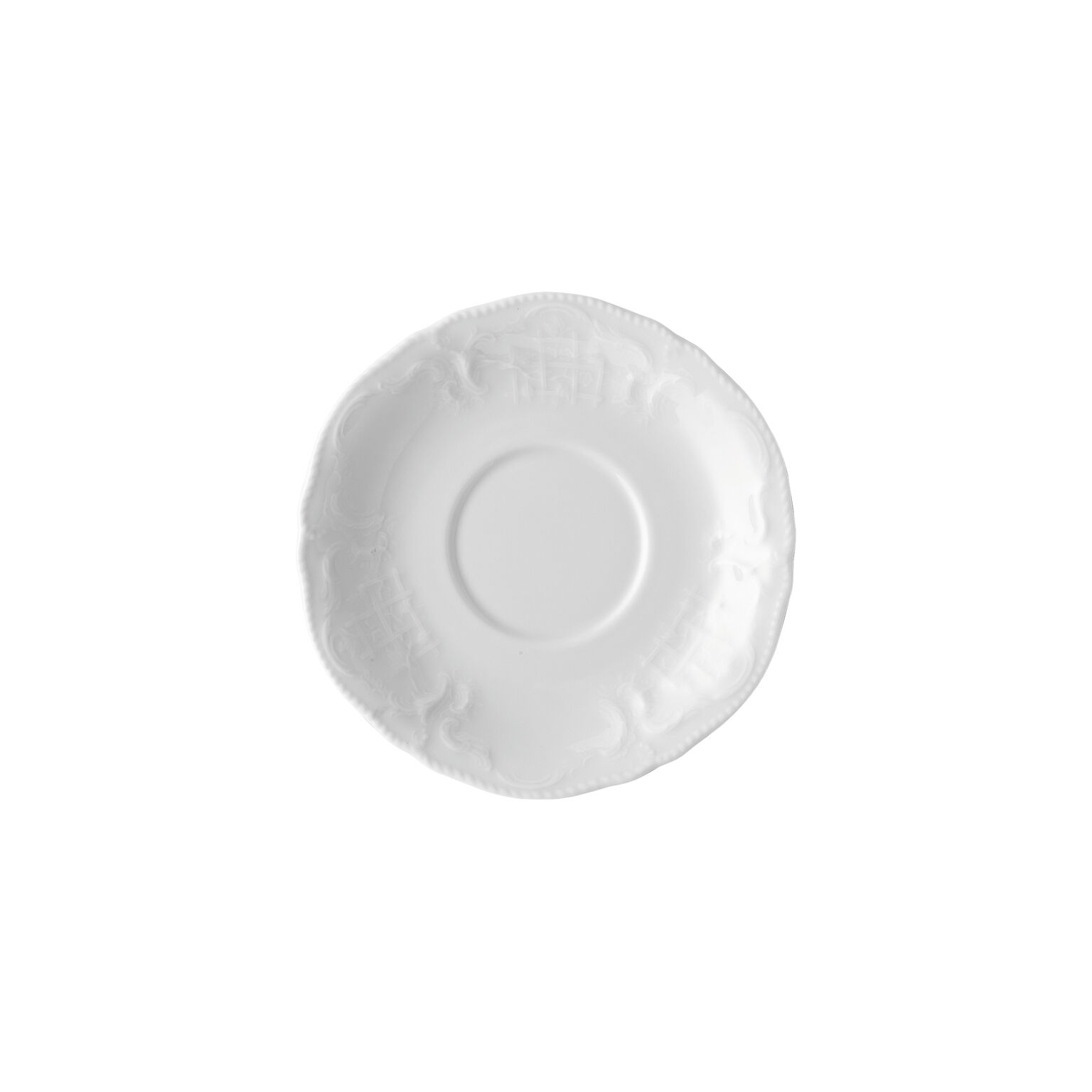 Sanssouci Weiss Weiss Suppen-Untertasse