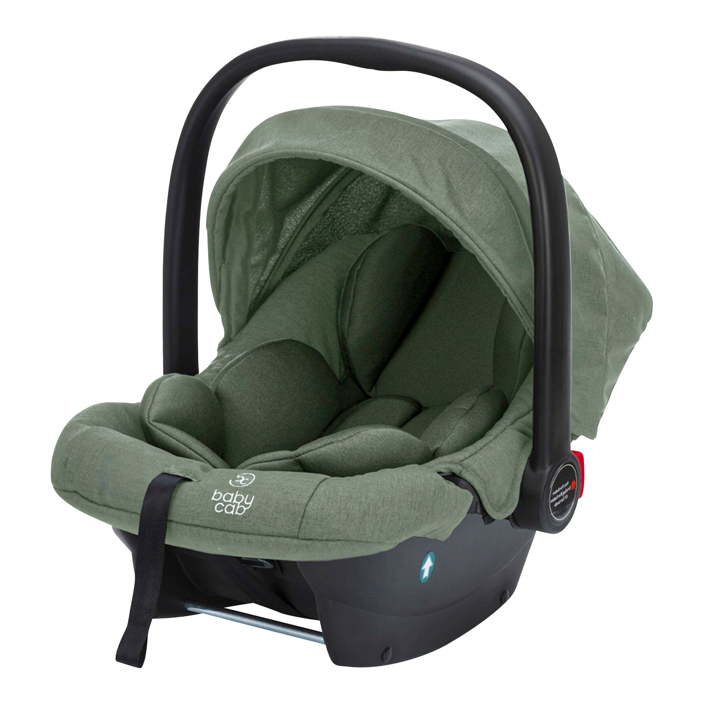 babycab Kombikinderwagen Stockholm Trio-Set (2024) inkl. i-Size Babyschale und Wickeltasche forest green