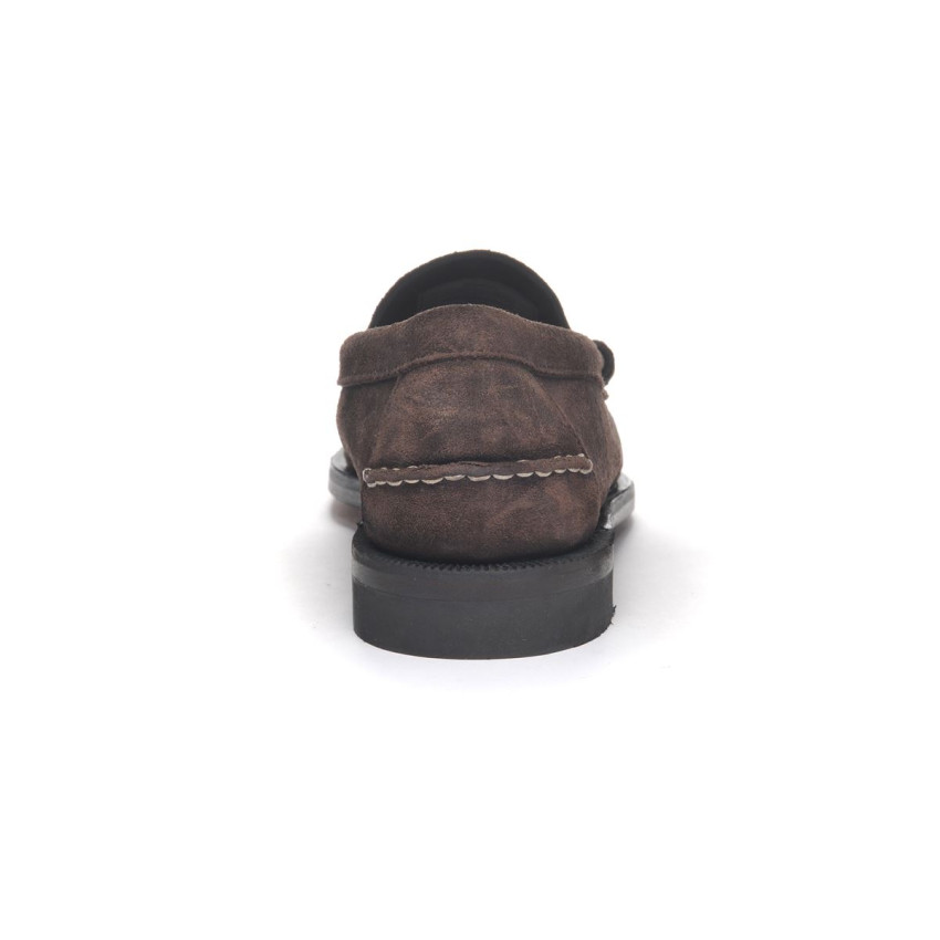 CLASSIC DAN FLESH OUT Dark Brown MOCASSIN-Mocassin pour homme en cuir pleine fleur