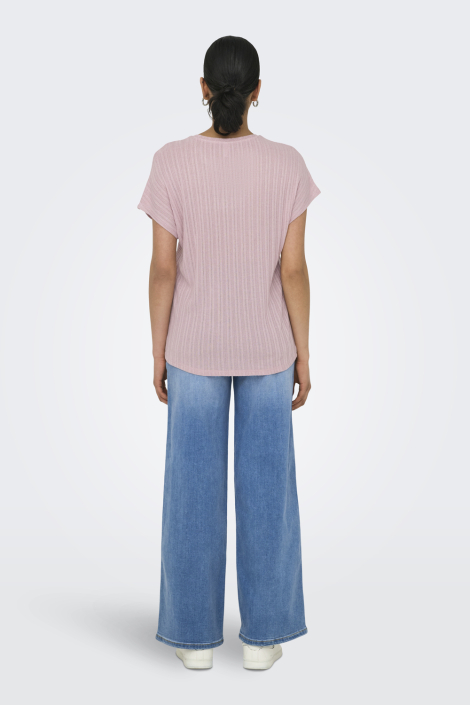 Only roze dames t-shirt