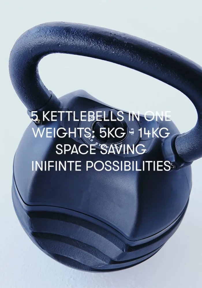 Casall Prf Adj Kettlebell 5-14kg Black