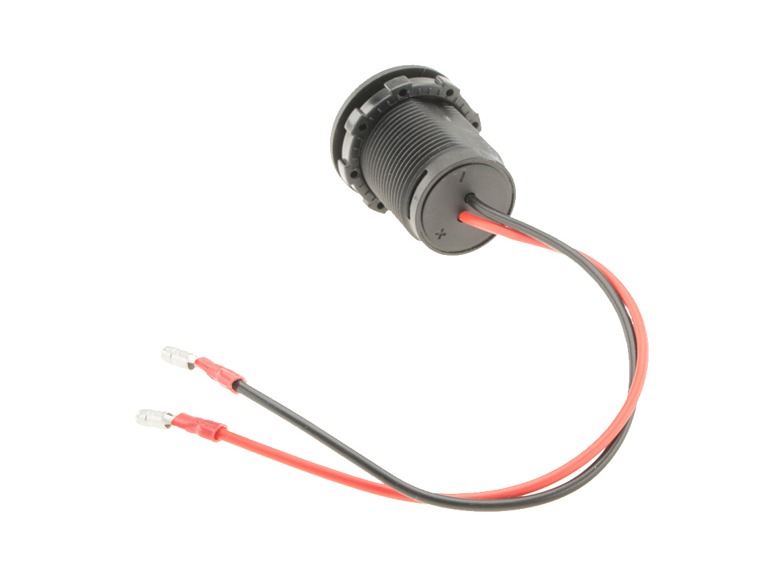 BBA 12V USB 5V 2x 2,4A dubbele inbouwdoos