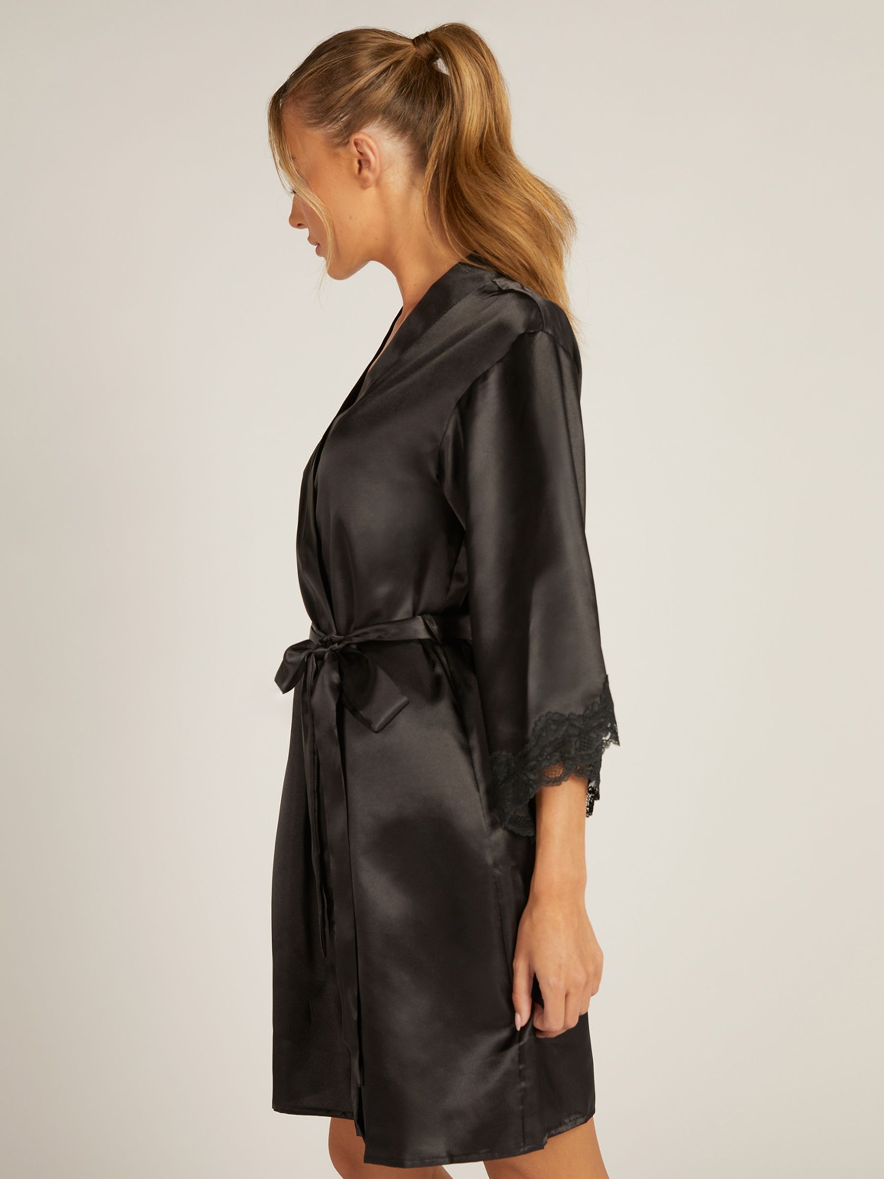 Zwart - Boux Avenue Amelia badjas