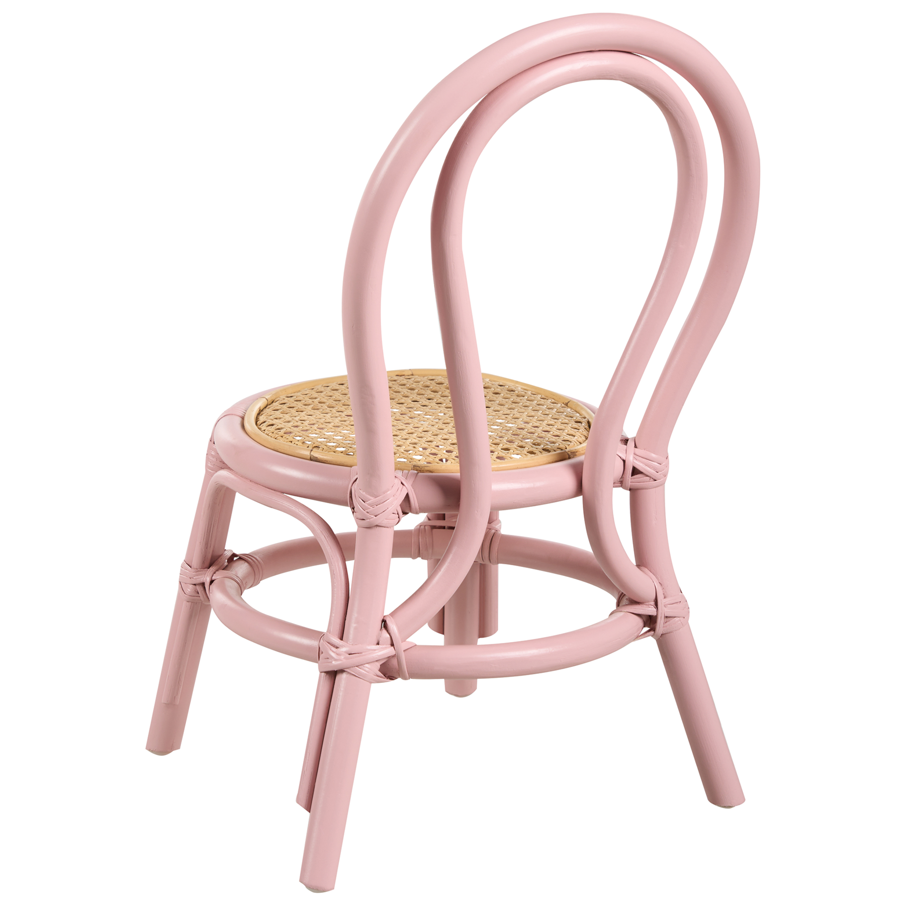 Beliani - KALIVIA - Kinderstoel - Pastelroze - Rotan