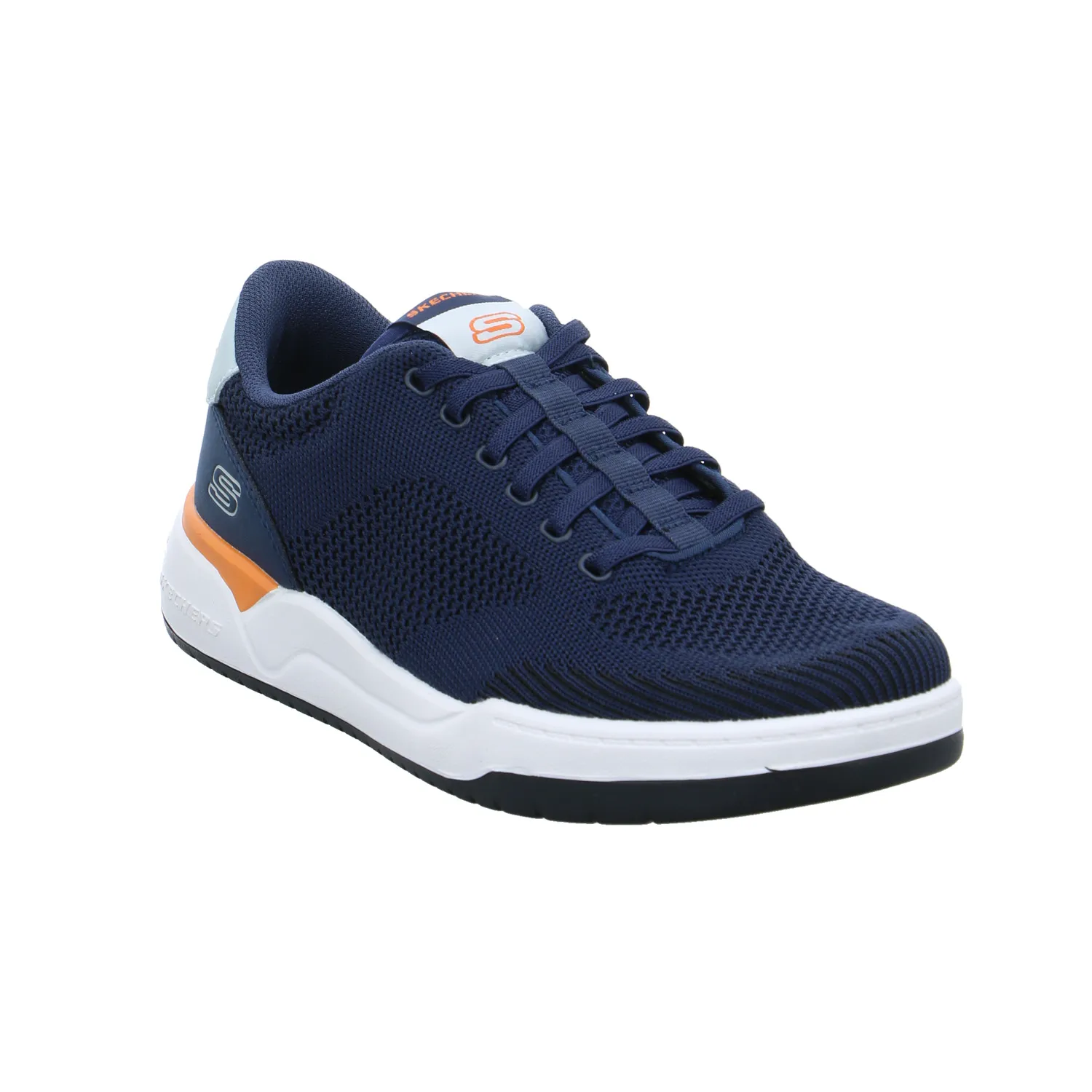 SKECHERS Halbschuhe Sneaker Stoff Blau Synthetik
