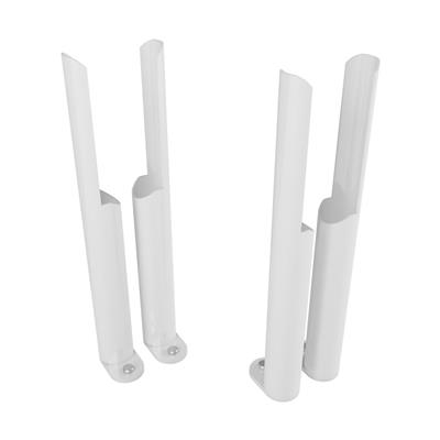 Eastbrook Imperia voetsteuntjes voor 2 koloms radiator wit glans