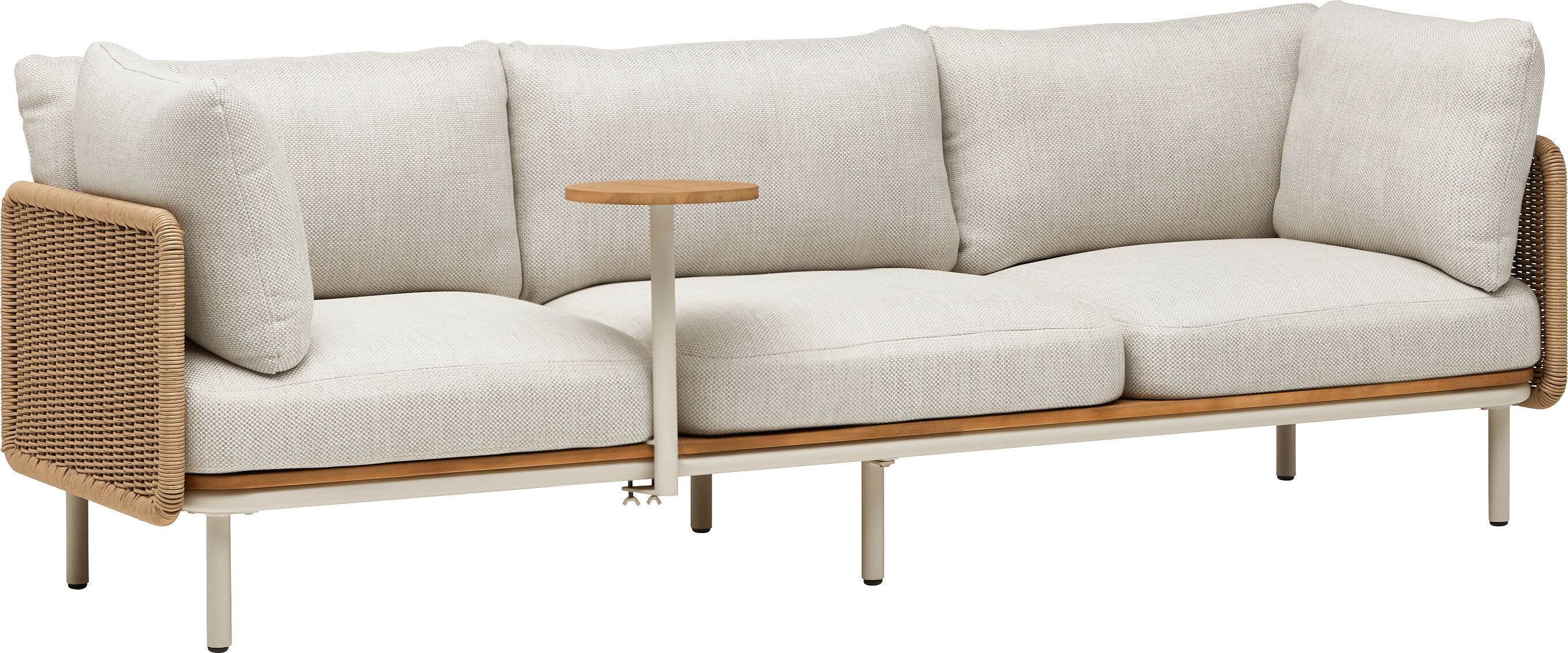 NIHOA Sofa Anstecktisch_Kunststoffgefl. - Sand
