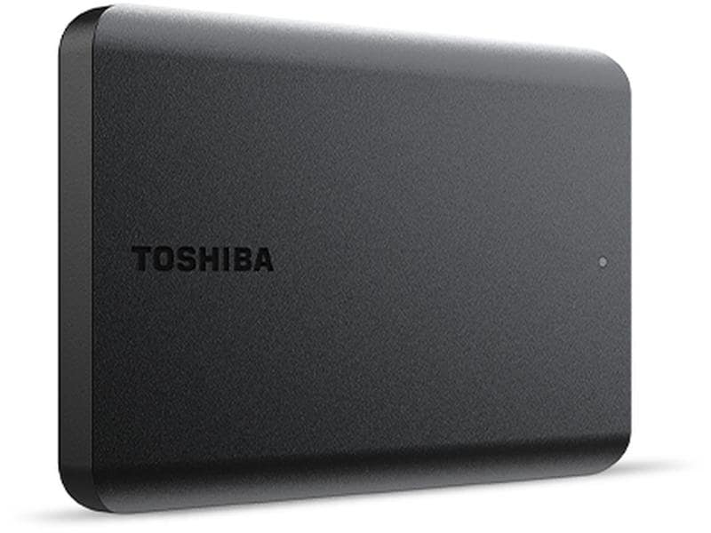 Toshiba Externe Festplatte Canvio Basics 2022 1 TB Externe Festplatte mit 1 TB Speicherkapazität
