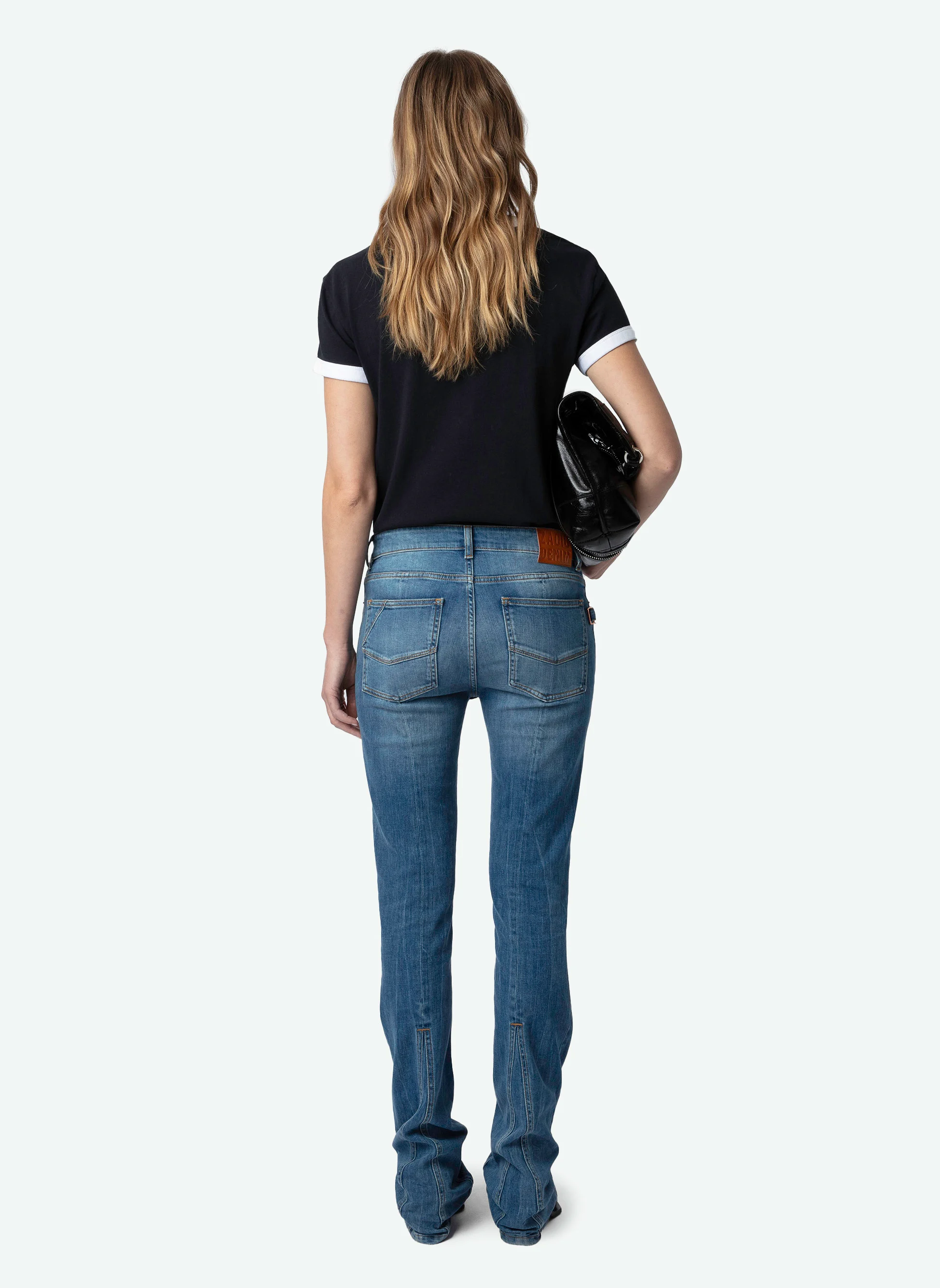 WALK - Tee-shirt manches courtes imprimé en coton bio | Noir