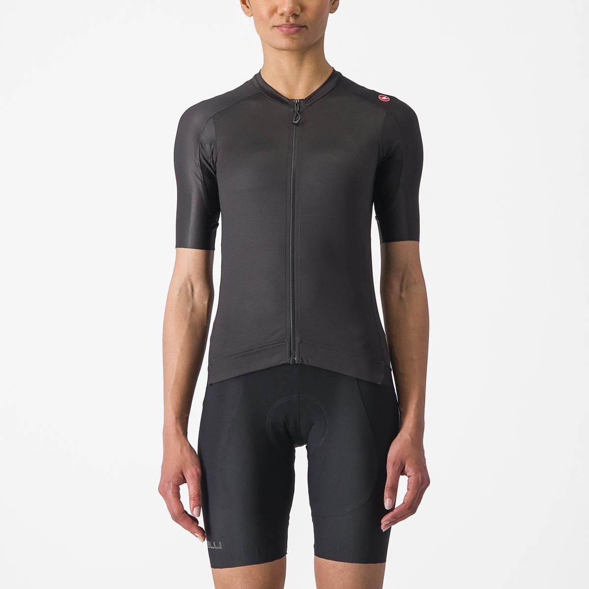 Castelli Espresso Wcykeltrøje light black dame