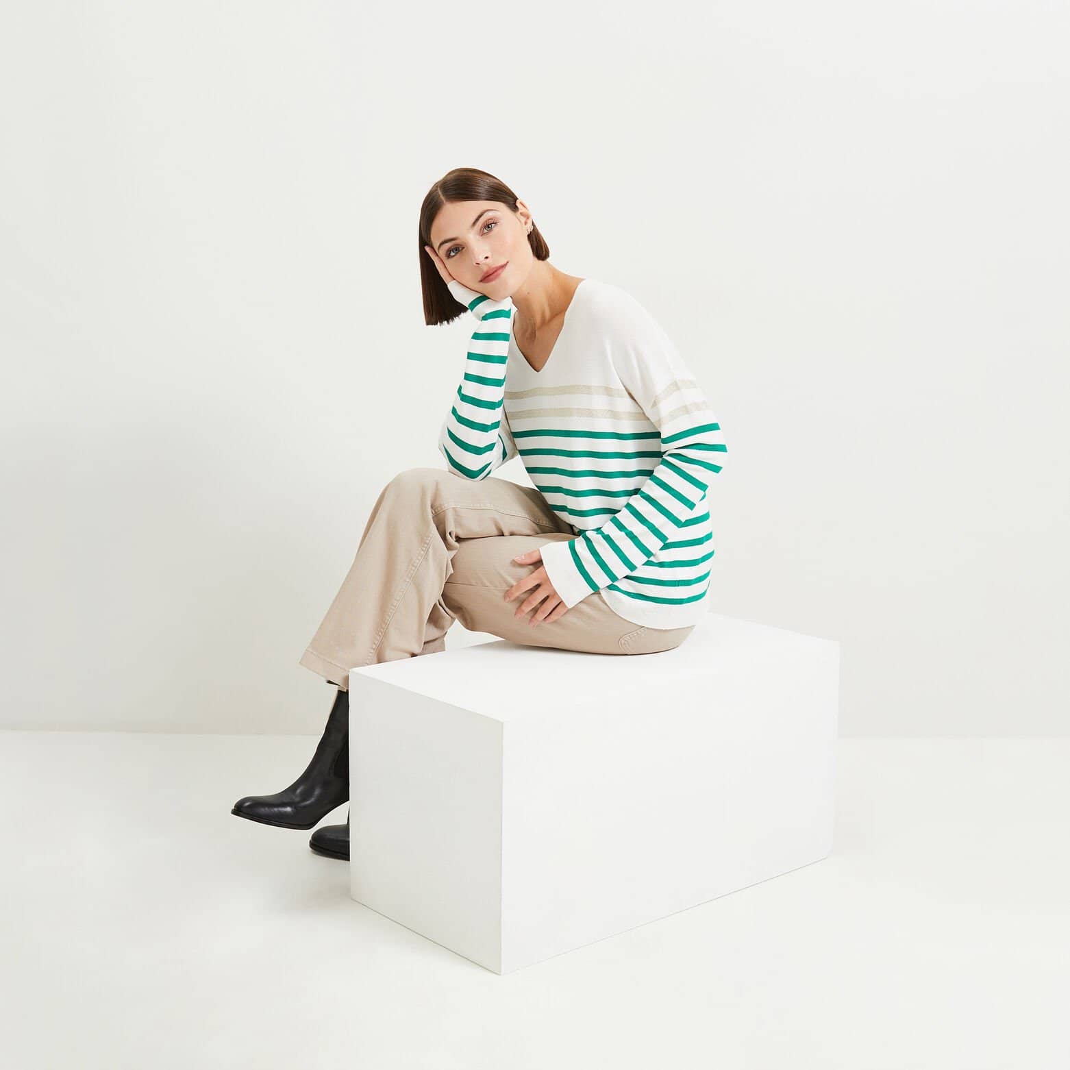 Pull marinère femme