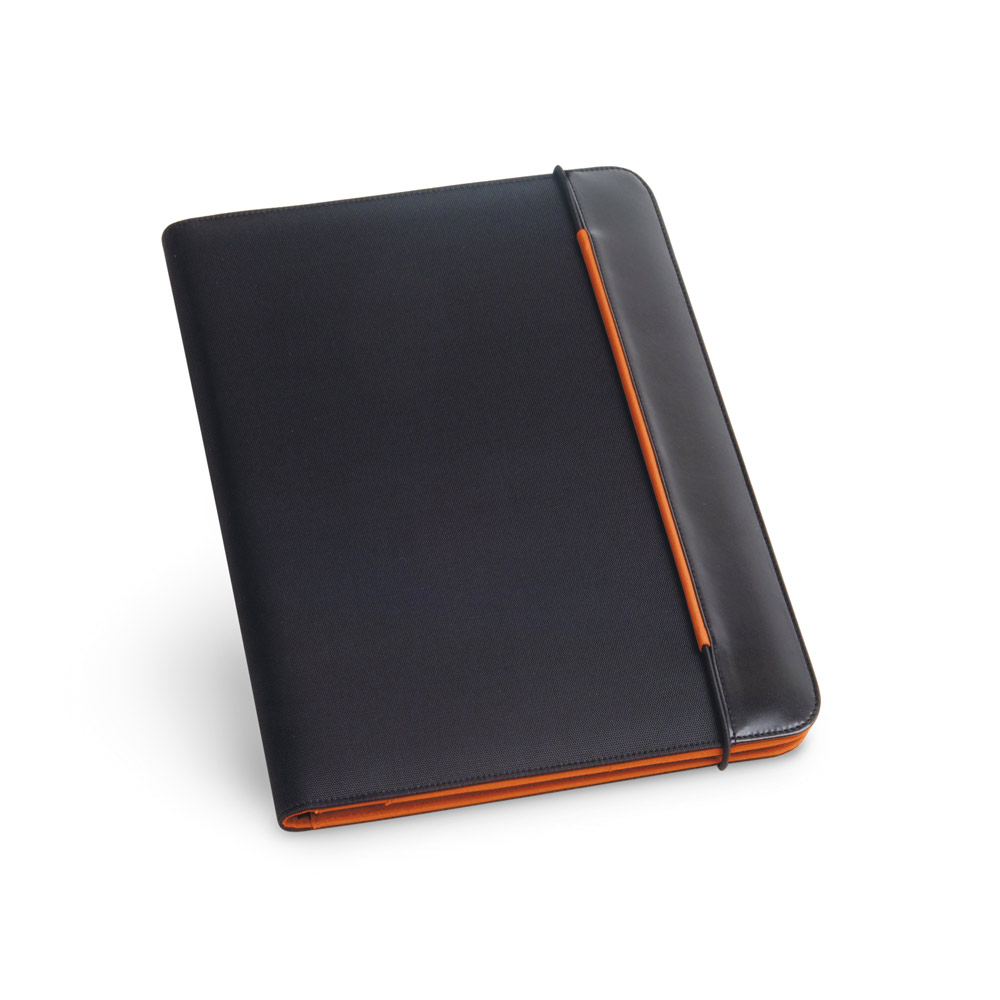 hi!dea 92040 - Porte-documents A4 en PU et 800D avec bloc de pages lignées