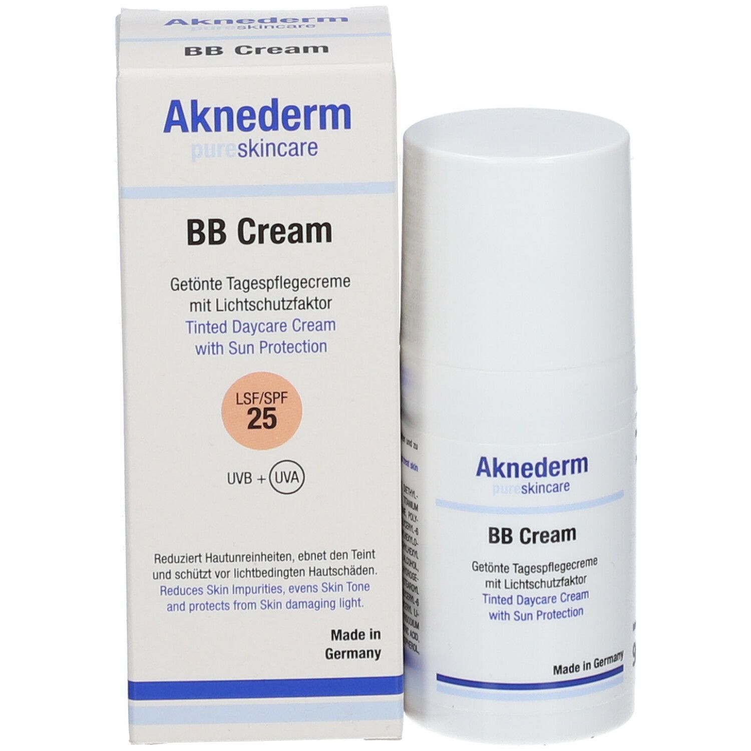 Aknederm BB Cream getönt LSF 25