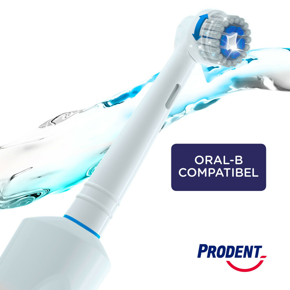 3x Prodent Opzetborstels White Now2 stuks