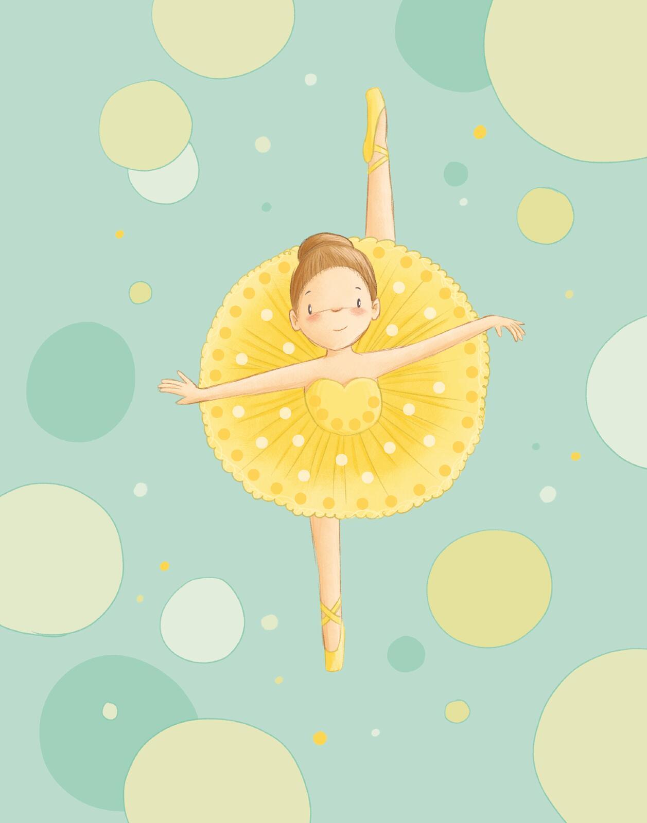 Diamantsticker Anziehpuppen - Ballett