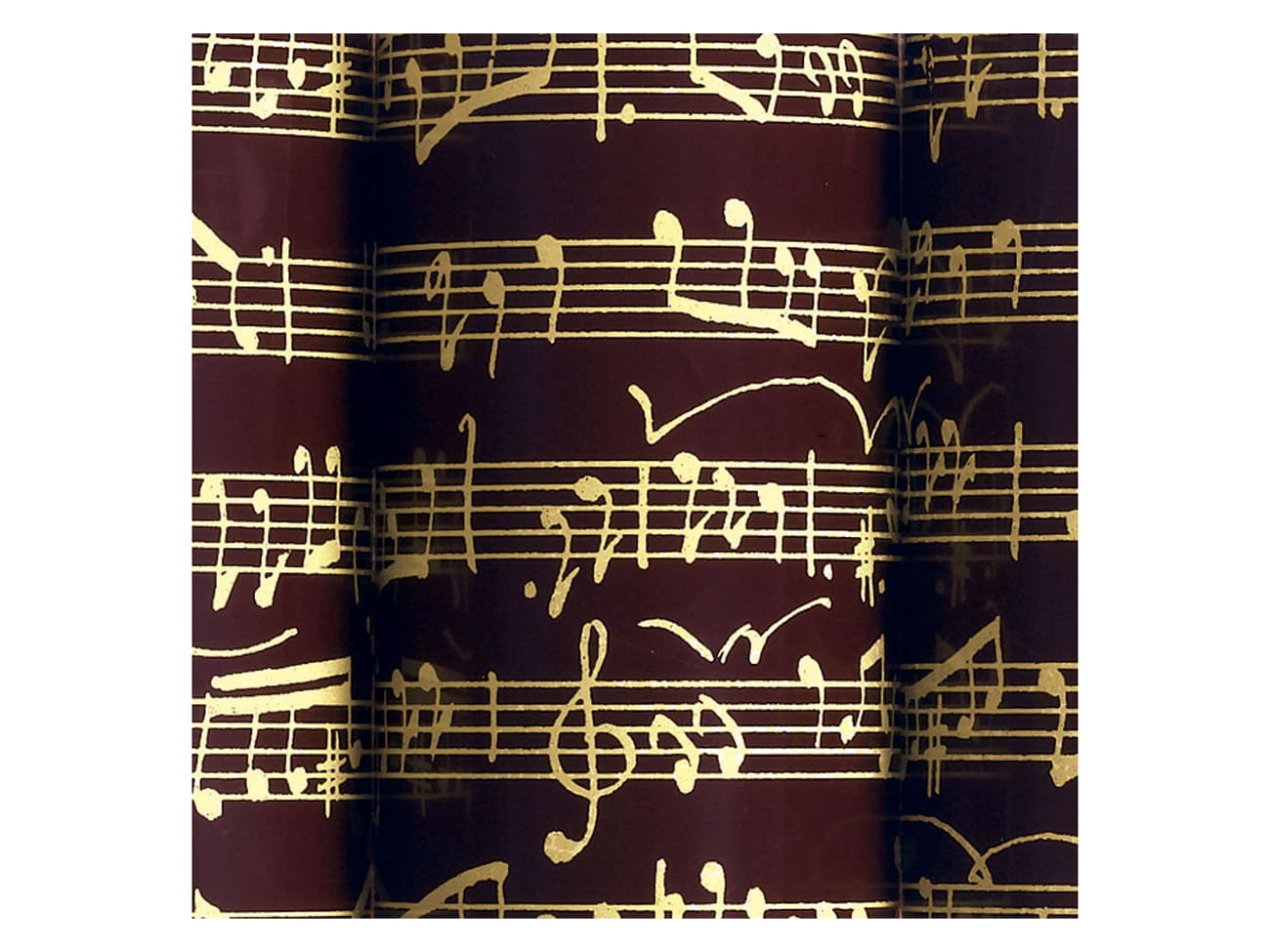 Feuille transfert chocolat - Notes de musique Or - Lot de 10 feuilles - Décors et Créations