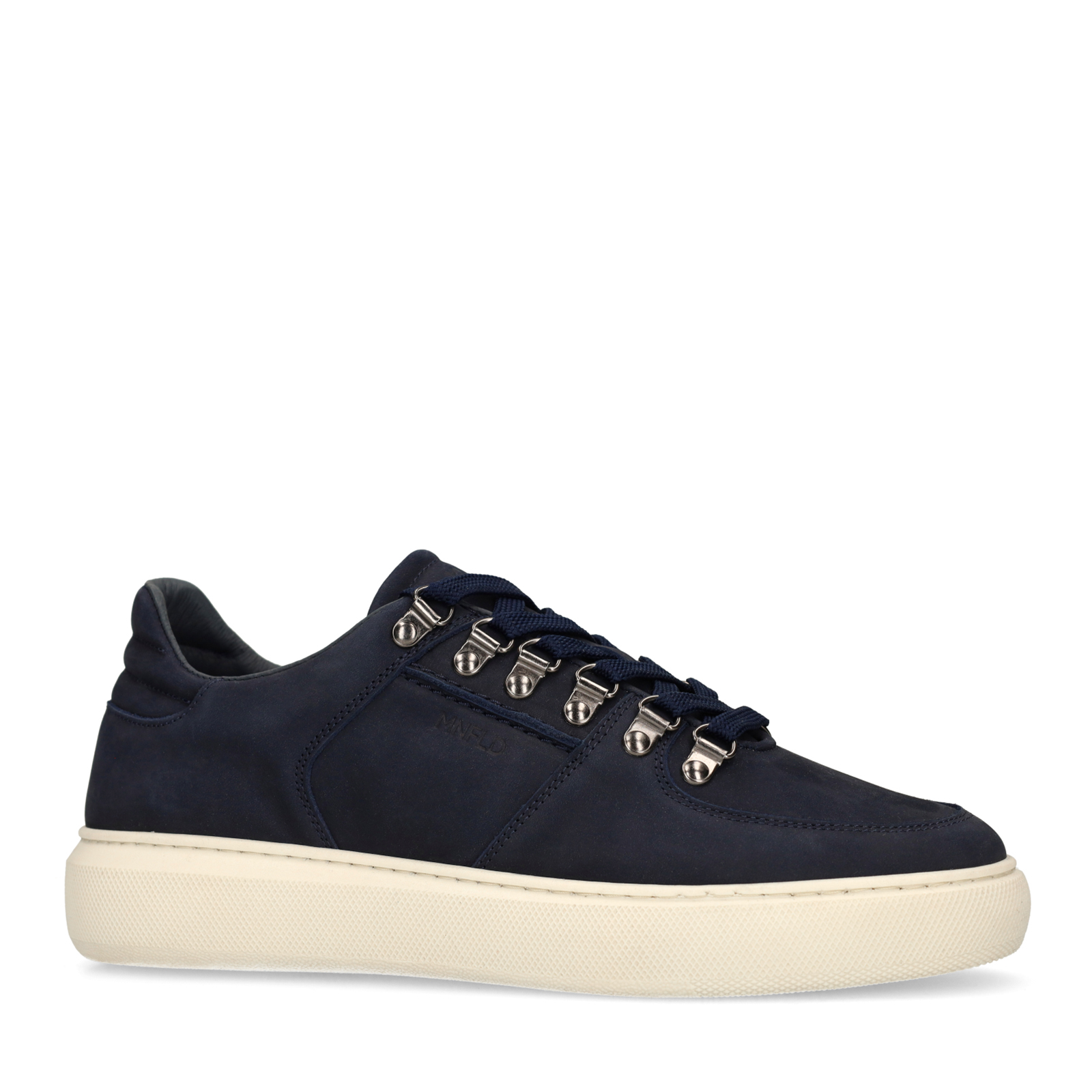 Donkerblauwe nubuck sneakers