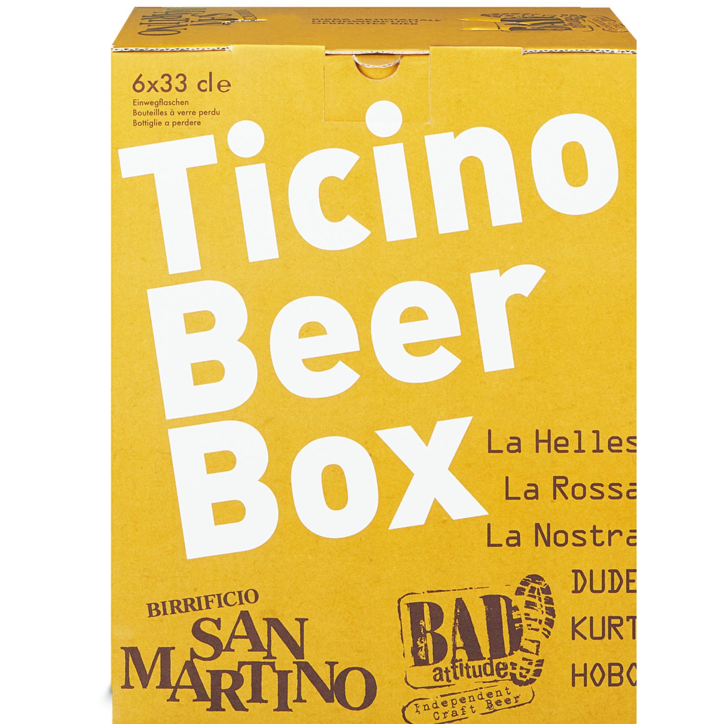 San Martino Ticino Beer Box 6x33cl -198cl