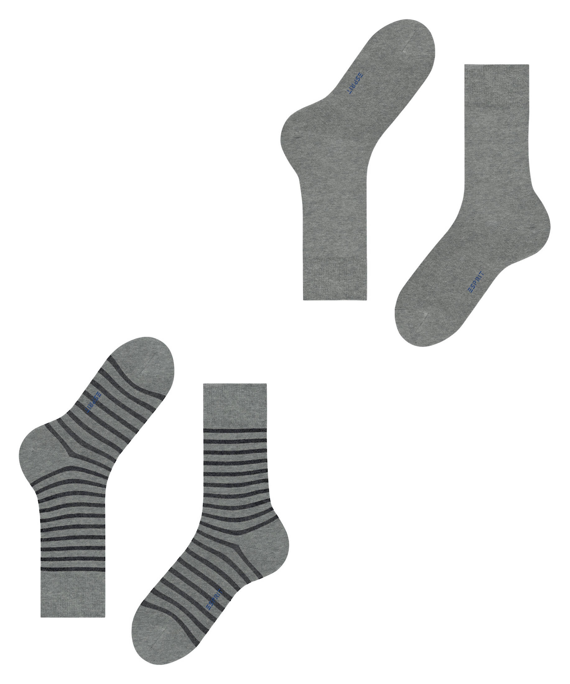 Esprit| Herren Socken Fine Stripe 2-Pack