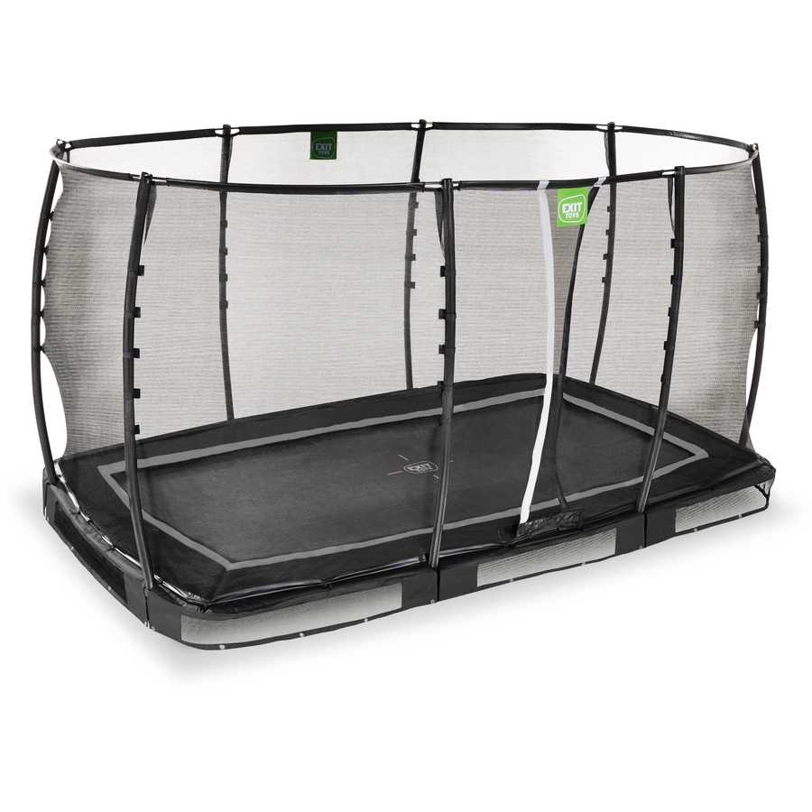 EXIT Allure Premium Bodentrampolin 214x366cm - schwarz