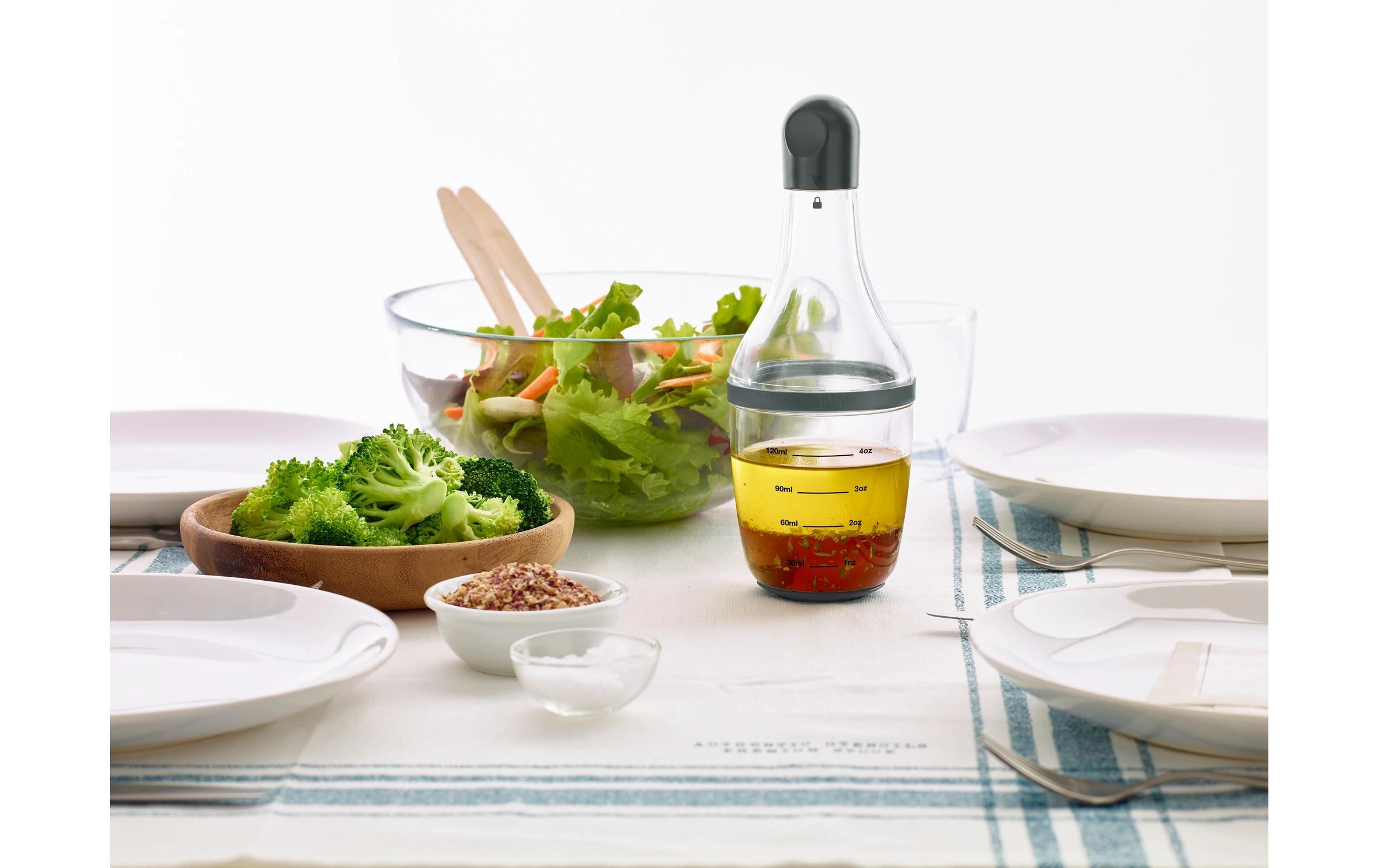Dressing-Shaker Tritan, GrauSalatdressing-Shaker